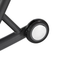 Lettino da Giardino con Ruote Poltrona a Dondolo Sdraio Giardino Letto Singolo Max. 200 kg L97*P207 cm Rosso OGS44-R