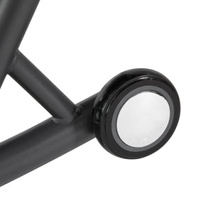 Lettino da Giardino con Ruote Poltrona a Dondolo Sdraio Giardino Letto Singolo Max. 200 kg L97*P207 cm Rosso OGS44-R