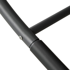 Lettino da Giardino con Ruote Poltrona a Dondolo Sdraio Giardino Letto Singolo Max. 200 kg L97*P207 cm Rosso OGS44-R