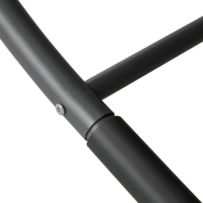 Lettino da Giardino con Ruote Poltrona a Dondolo Sdraio Giardino Letto Singolo Max. 200 kg L97*P207 cm Rosso OGS44-R