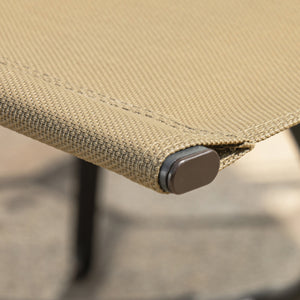 SoBuy Dondolo da Giardino Sedia a Dondolo da Esterno Lettino Prendisole con Tasca Laterale Poltrona da Giardino Sdraio per Patio Balcone Campeggio Spiaggia Cacchi 143x57x85 cm OGS47-KA