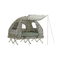 Brandina pieghevole campeggio Tenda da Campeggio con materasso Multicolori 193x145x178cm OGS61-L-TN