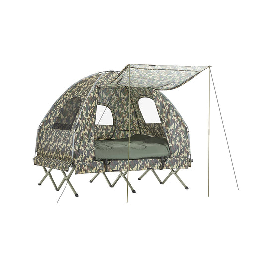 Brandina pieghevole campeggio Tenda da Campeggio con materasso Multicolori 193x145x178cm OGS61-L-TN
