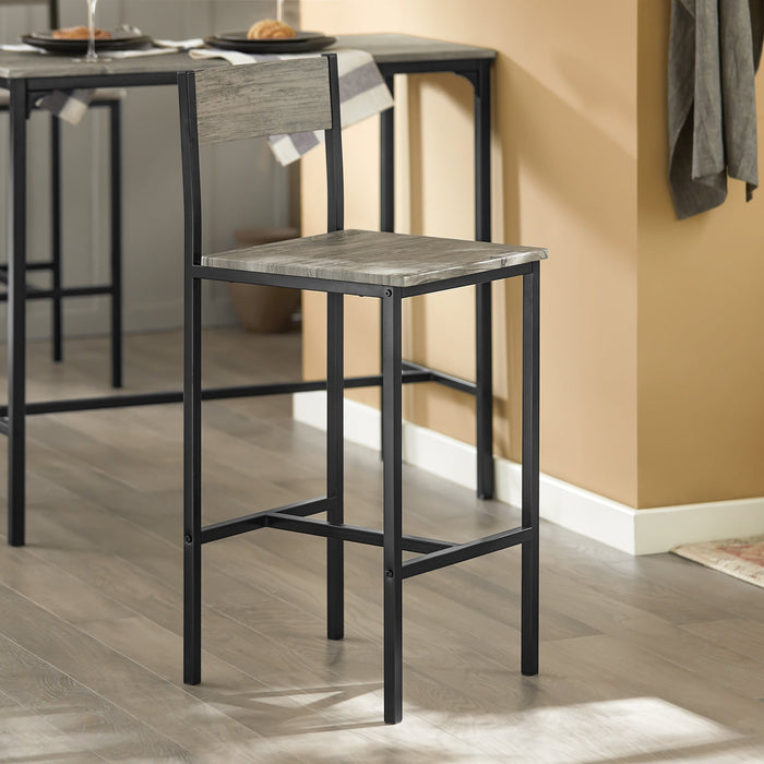 Set 5 pezzi Tavolo con 4 sedie alto, Set di mobili da balcone,OGT14