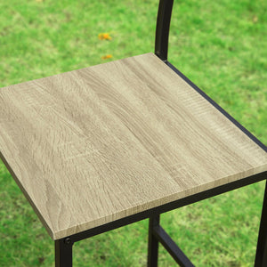 Set Tavolo e sedie da Bar,Penisola Cucina Mobile, Altezza: 100 cm, OGT16-N