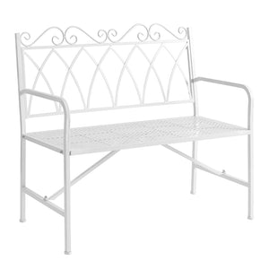 panchina da esterno panchina da giardino Panca da Giardino per 2 Persone Stile Antico Ferro OGT45-W