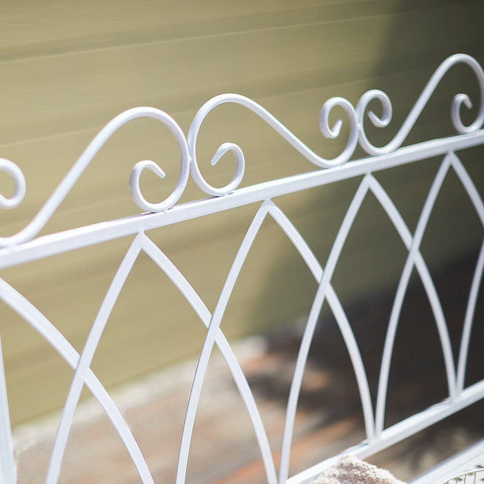 panchina da esterno panchina da giardino Panca da Giardino per 2 Persone Stile Antico Ferro OGT45-W