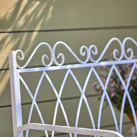 panchina da esterno panchina da giardino Panca da Giardino per 2 Persone Stile Antico Ferro OGT45-W