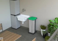 MONGARDI Portasacco-Portarifiuti MONO Raccolta Differenziata  31,5x36x80