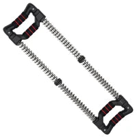 Power Twister a 4 Molle con Resistenza da 10 a 50 kg, in Acciaio Inox, 80x22x5 cm, Nero