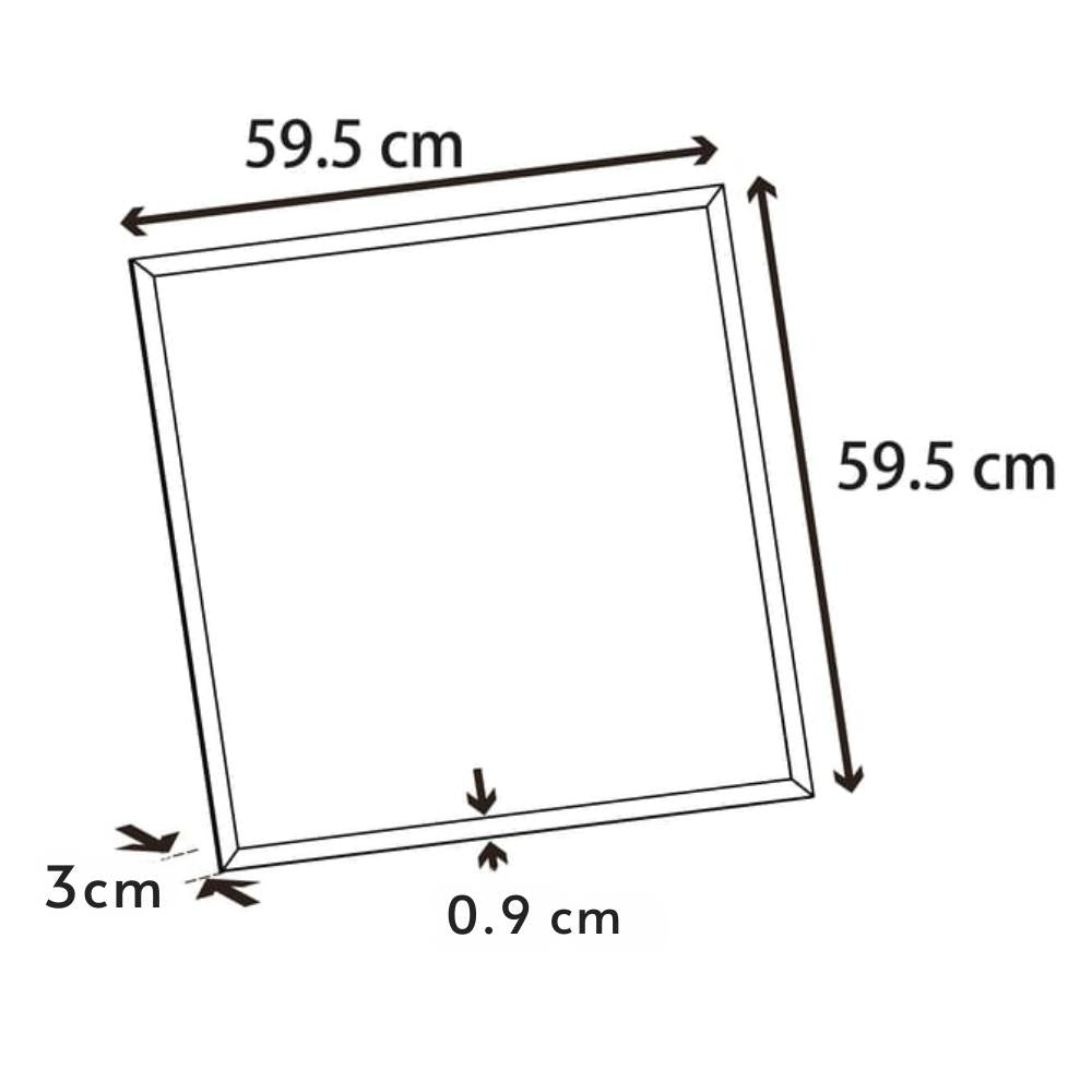 Optonica pannello led 60x60 da incasso 36w 3600 lumen per illuminazione interna *** temperatura colore lampada 4500k ...