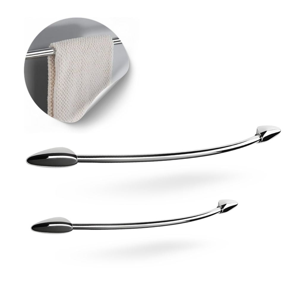 Set 9 pezzi accessori da bagno odissea acciaio cromato dal design moderno