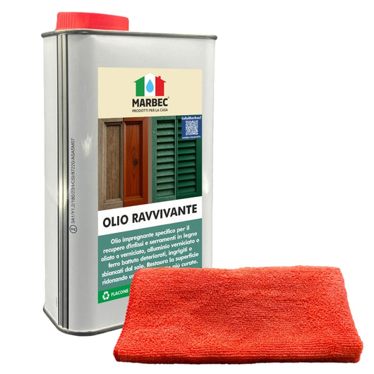 Olio Ravvivante 1LT + Panno microfibra