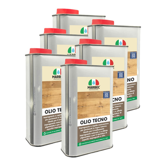 Impregnante per legno OLIO TECNO   1LTx6Pz
