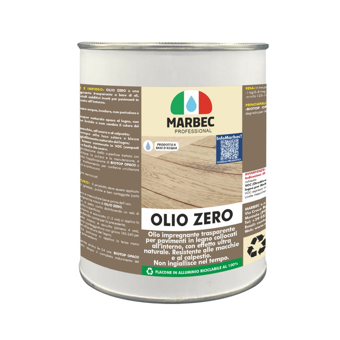 Impregnante legno trasparente OLIO ZERO   1KG