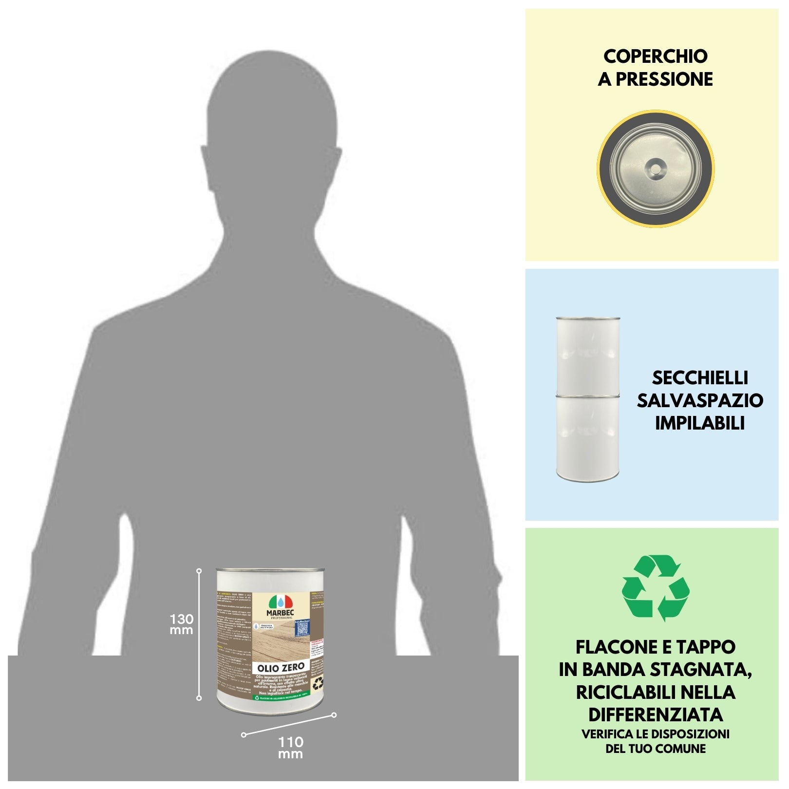 Impregnante legno trasparente OLIO ZERO   1KG