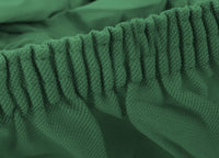 Copritavolo Antimacchia Elasticizzato  In Tinta Unita Copri Tavola Genius - 12 Posti - Verde Oliva 1006