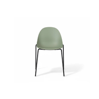 Ovo, Set di 4 sedie in polipropilene Verde (50cm X 51cm H. 79cm)| Duzzle