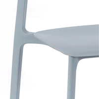 Urban, Set di 4 sedie in polipropilene Azzurro (50cm X 51cm H. 77cm)| Duzzle