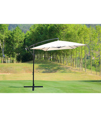 OMBRELLONE DECENTRATO "BANANA" ECRU