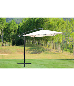 OMBRELLONE DECENTRATO "BANANA" ECRU