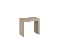 Pinocchio - Consolle allungabile (42,5/302,5 x 90 cm) in MDF laccato tortora