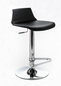 Fred - Sgabello in polipropilene nero - Set da 2 pz