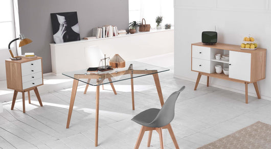 Carlotta - Sedia in polipropilene ecopelle grigio scuro 4 pz