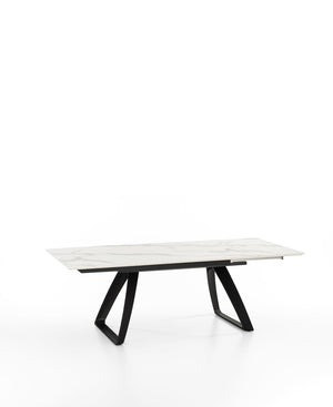 Barret - Tavolo Allungabile (170/270 x 90 cm) in HPL su MDF Nero