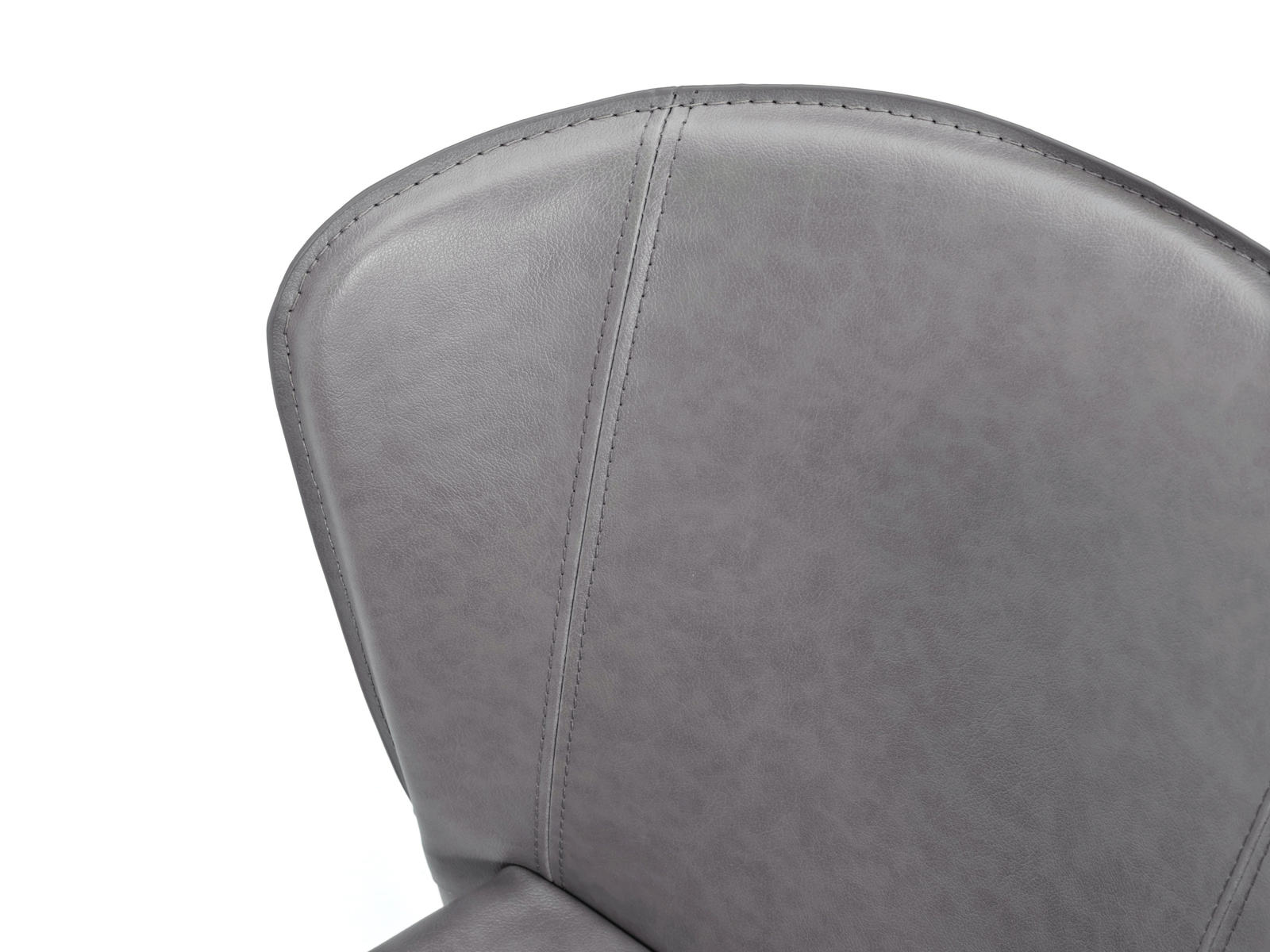 Break - Sedia in similpelle grigia 4 pz