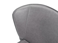 Break - Sedia in similpelle grigia 4 pz