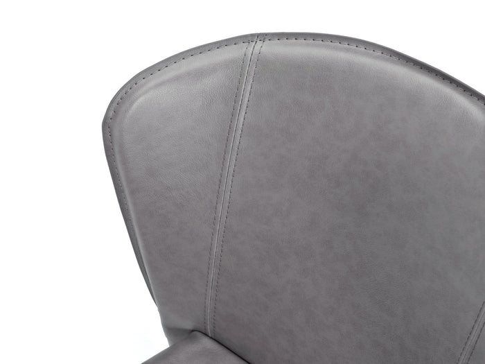 Break - Sedia in similpelle grigia 4 pz