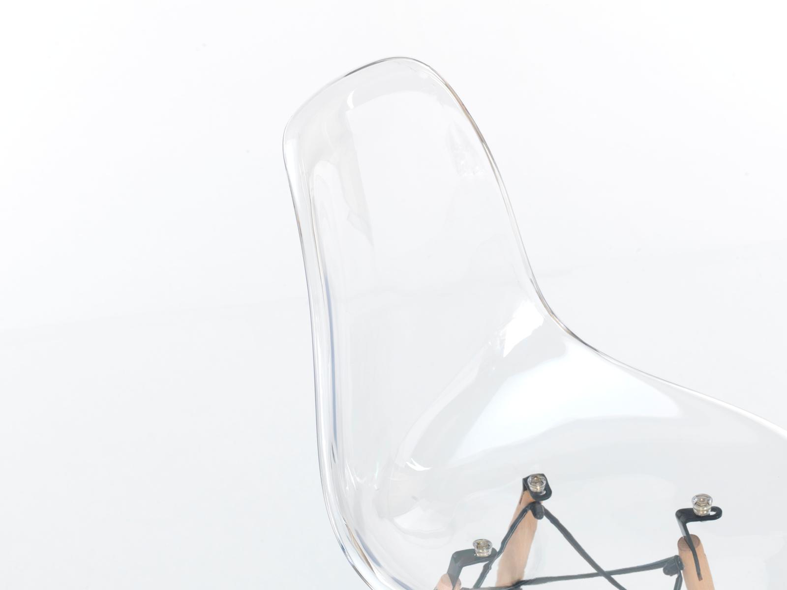 Isotta - Sedia in policarbonato PVC bianco 4 pz