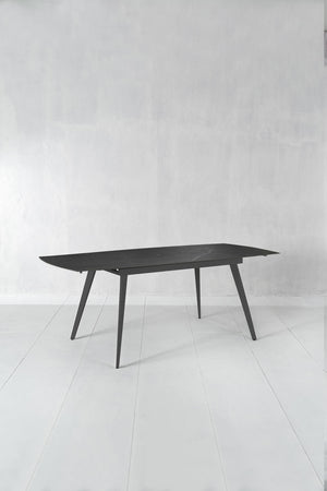 Nicolas - TAVOLO ALLUNGABILE in Nero SINTERIZZATO