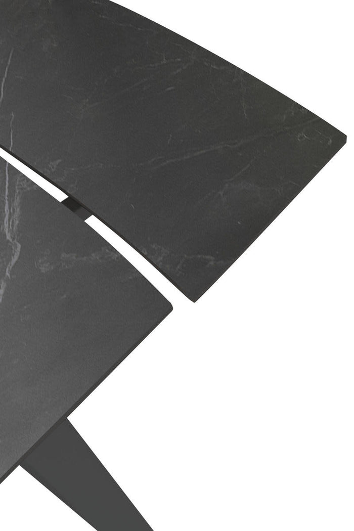 Nicolas - TAVOLO ALLUNGABILE in Nero SINTERIZZATO