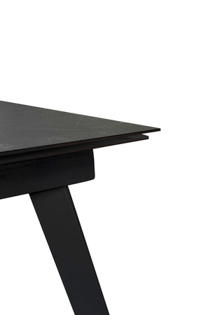Nicolas - TAVOLO ALLUNGABILE in Nero SINTERIZZATO