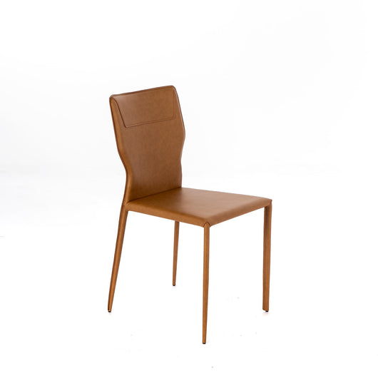 Kim - Sedia in ecopelle arancione 2 pz