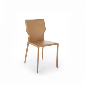 Kim - Sedia in ecopelle arancione 2 pz