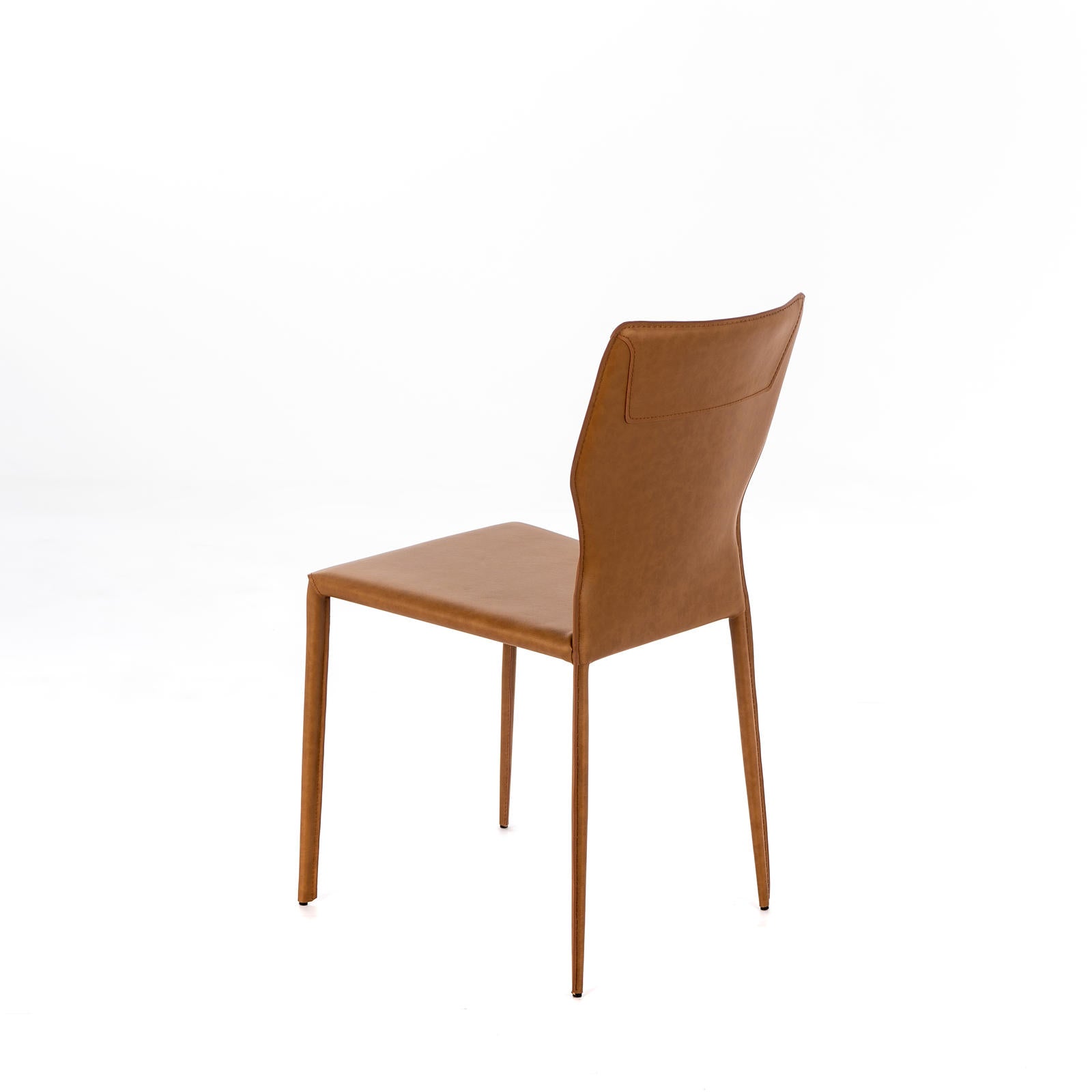 Kim - Sedia in ecopelle arancione 2 pz