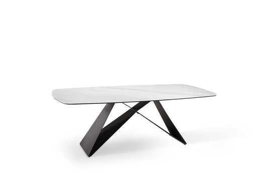 Tavolo Fisso 220x110x76 cm in Ceramica Thanos Marmo Calacatta Opaco