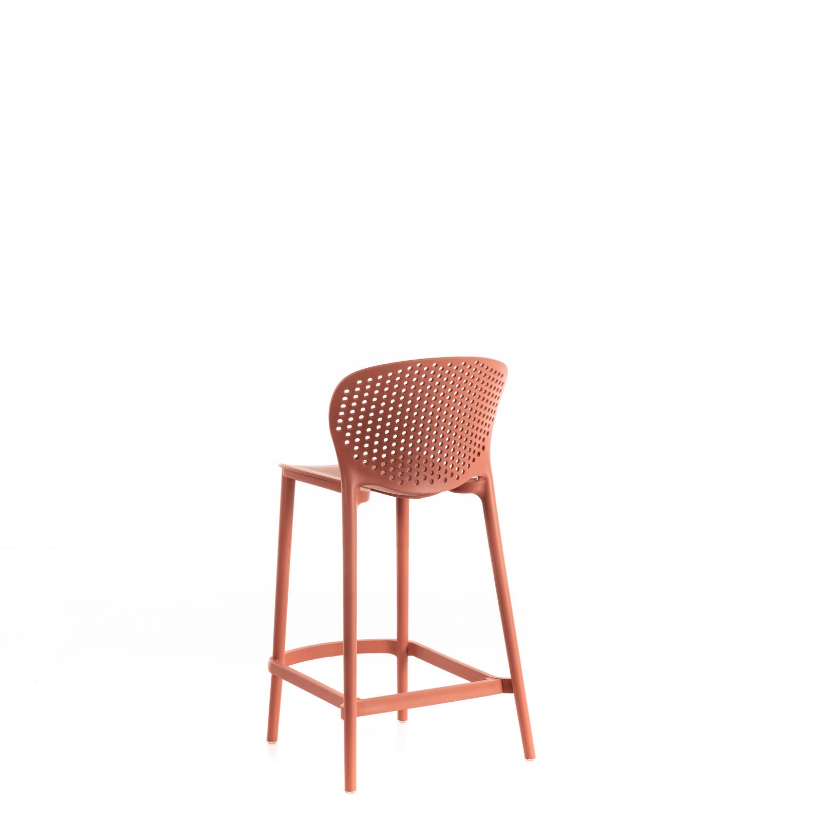 4x Sedia in polipropilene - Spot arancione