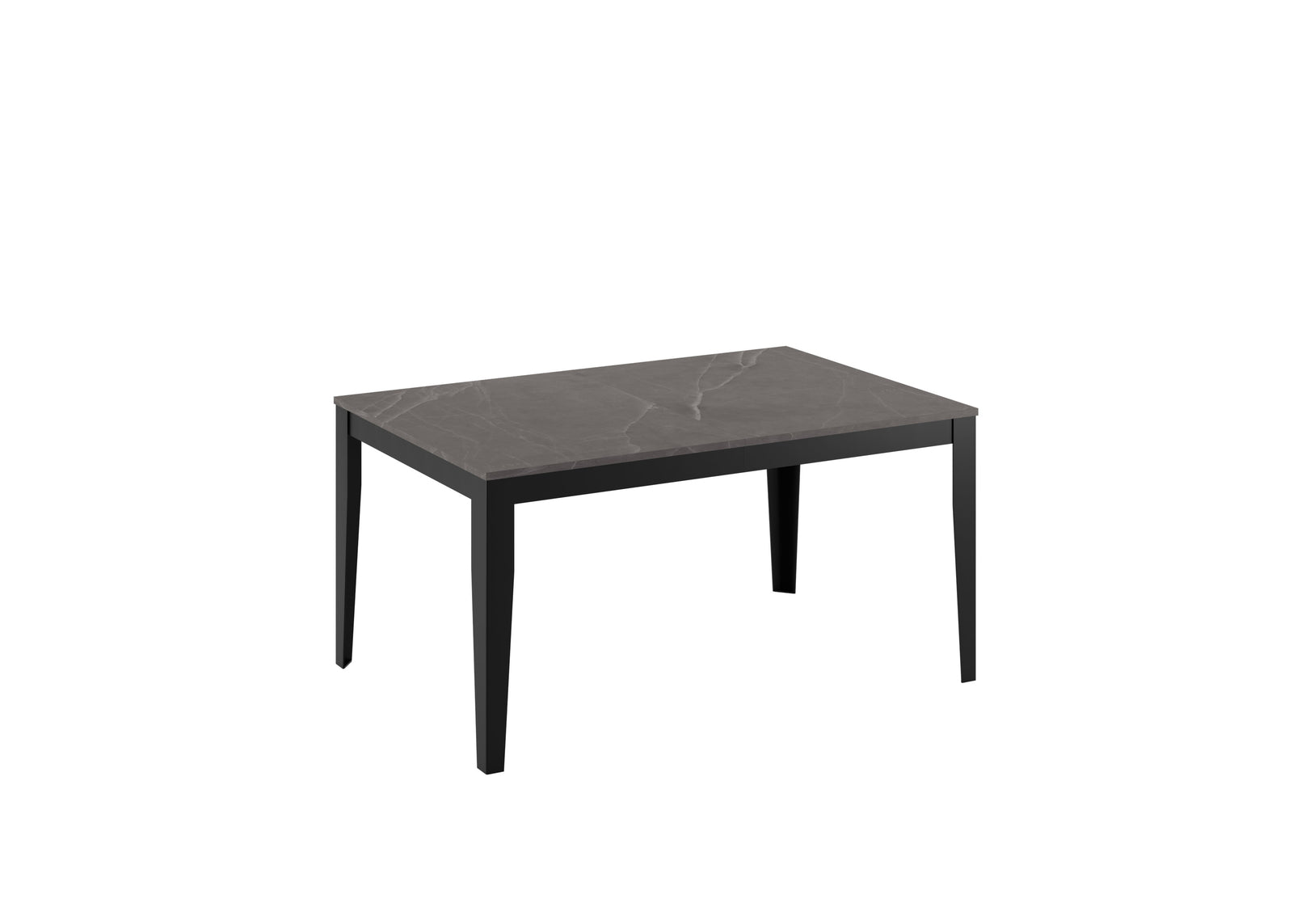 Big - Tavolo allungabile (156/316 x 90 cm) in Melaminico Nero