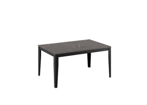 Big - Tavolo allungabile (156/316 x 90 cm) in Melaminico Nero