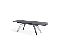 Match 1 - Tavolo allungabile (160/240 x 90 cm) in Ceramica Nera