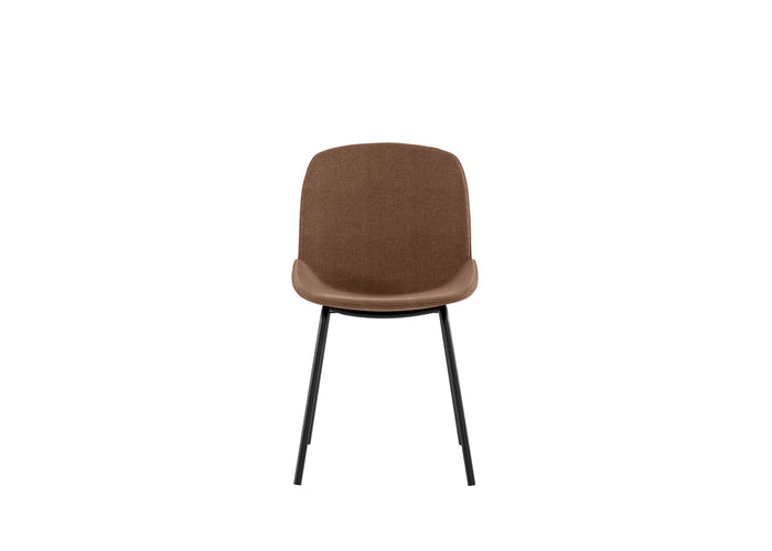 Eva - Sedia in tessuto rosso 4 pz