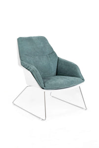 Grace - Poltrona in polipropilene acquamarina