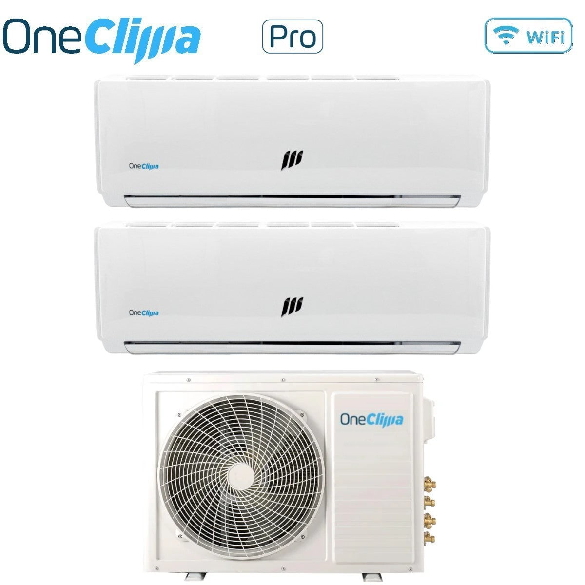 Condizionatore OneClima Dual Split Inverter serie PRO 9+12 con MLT27 R-32 Wi-Fi Optional