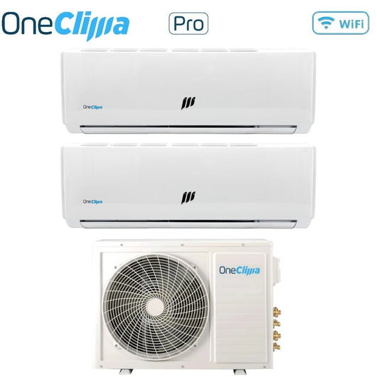 Condizionatore Dual Split OneClima Pro 9+9 con MLT14x2/Y24 R-32 Wi-Fi Optional