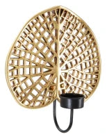 Portacandele Da Muro Lotus cm 20X8X22,2