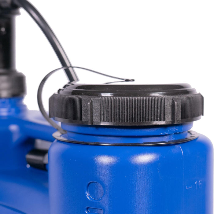 Zaino spruzzatore manuale 16 l. Spruzzatore a pressione mantenuta 1,4 bar Pressione aperta 2 bar Pressione Goodyear